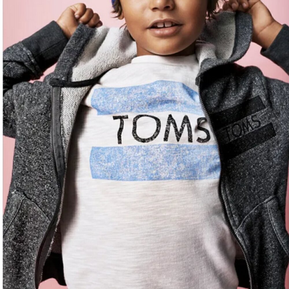 Toms for Target gray hoodie youth sz L [could also fit women's sz S]